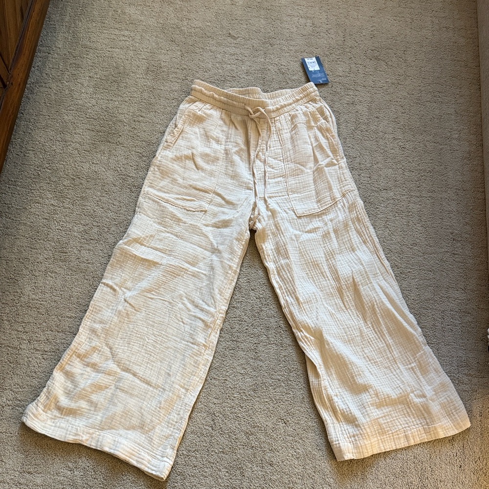 Target Linen Waffle Pants